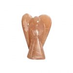 Peach Moonstone Angel Guardian Figurine