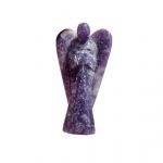 Lepidolite Angel Guardian Figurine