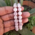 Kunzite Bracelets | Heart Chakra & Emotional Balance Stone