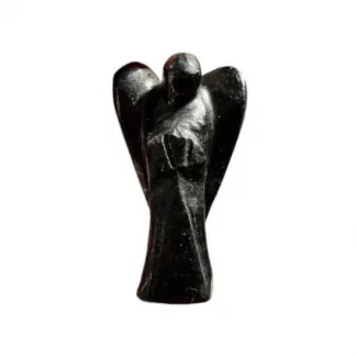 Black Tourmaline Angel Guardian Figurine