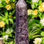 Blue Auralite-23 Obelisk Crystal Tower