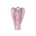 Rose Quartz Angel Guardian Figurine