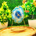 Blue Agate Stone Clock – A Unique Desk/Wall Clock for Home Decor (Copy)