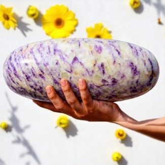 Large Purple Kammererite Crystal Lingam
