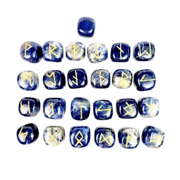 Sodalite Rune Set