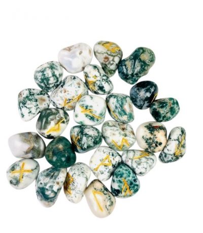 Tree Agate Rune Set