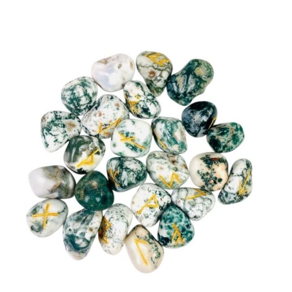Tree Agate Rune Set