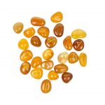 Yellow Agate Stone Rune Set