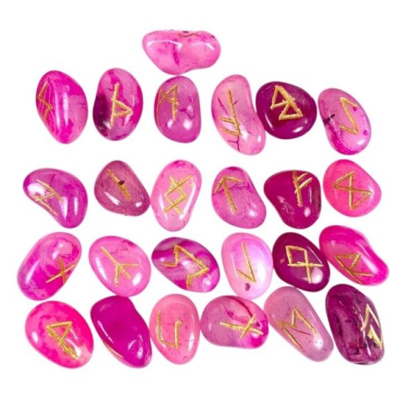 Pink Onyx Rune Set