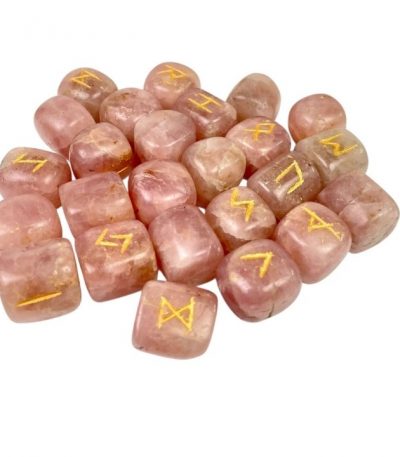 Rose Quartz Rune Set
