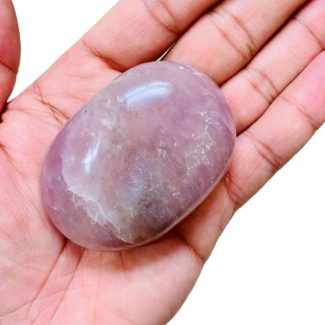 Rose Quartz Palm Stone