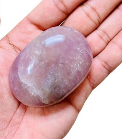 Rose Quartz Palm Stone