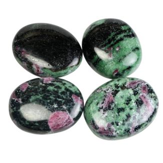 Ruby Zodite Palm Stone