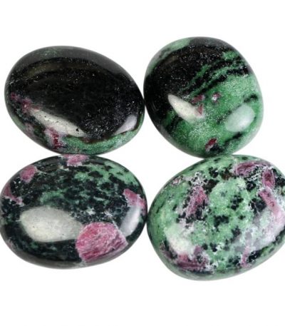 Ruby Zodite Palm Stone
