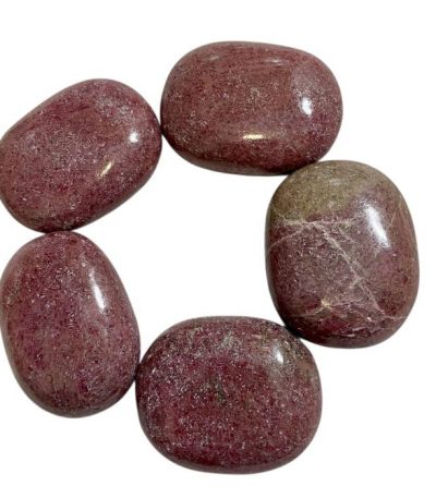 Rhodonite Palm Stone