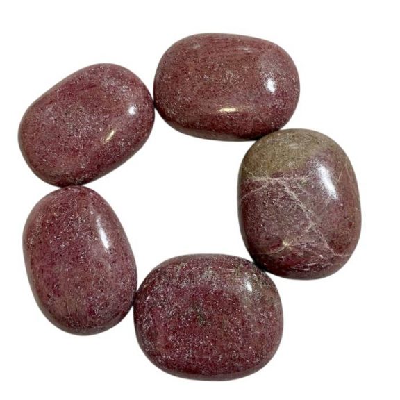 Rhodonite Palm Stone