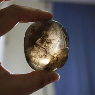 Smoky Quartz Palm Stone