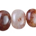 Red Hematoid Quartz Palm Stone