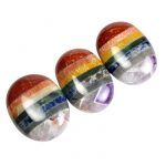 Seven Chakra Palm Stone