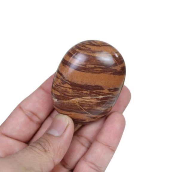 Brown Jasper Palm Stone