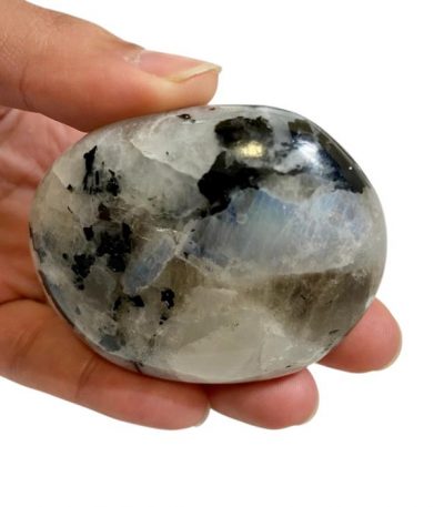 Rainbow Moonstone Palm Stone