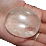 Clear Quartz Palm Stone