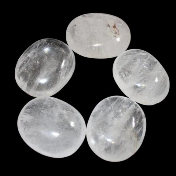 Clear Quartz Palm Stone