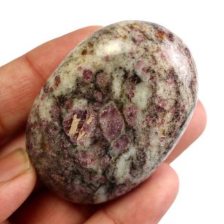 Ruby Feldspar Palm Stone