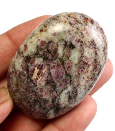 Ruby Feldspar Palm Stone