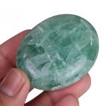 Green Fluorite Palm Stone