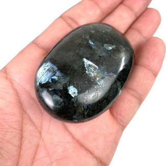 Larvikite Palm Stone