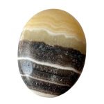 Zebra Calcite Palm Stone