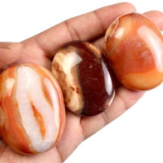 Carnelian Palm Stone