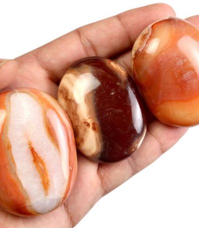 Carnelian Palm Stone