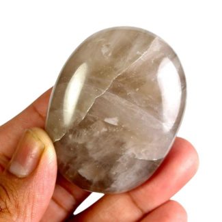 Smoky Quartz Palm Stone