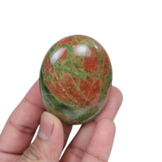 Unakite Palm Stone