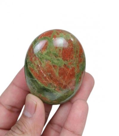 Unakite Palm Stone
