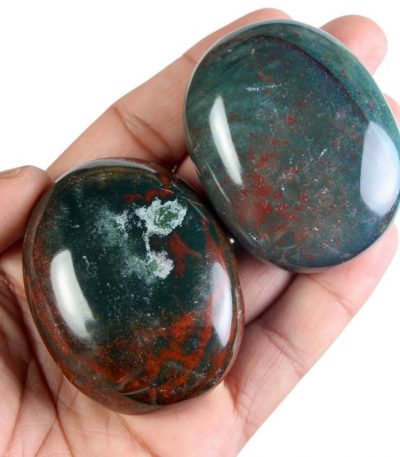 Indian Bloodstone Palm Stone