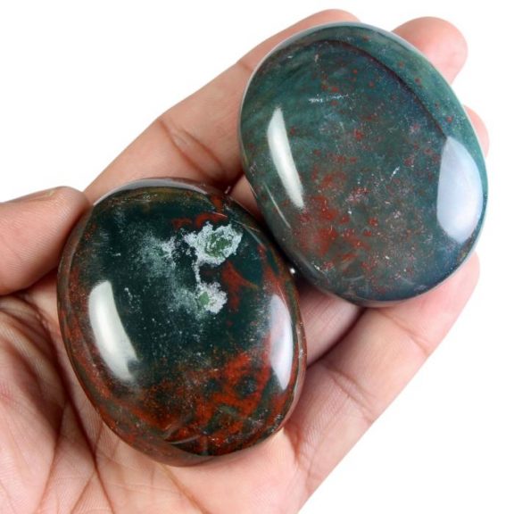 Indian Bloodstone Palm Stone