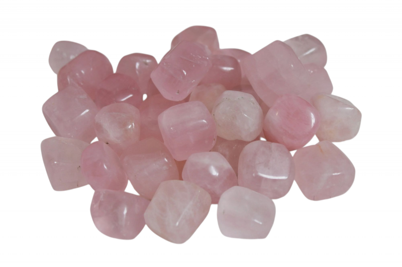 Rose Quartz Tumble Stone 1LB