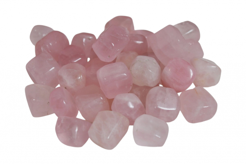 Rose Quartz Tumble Stone 1LB