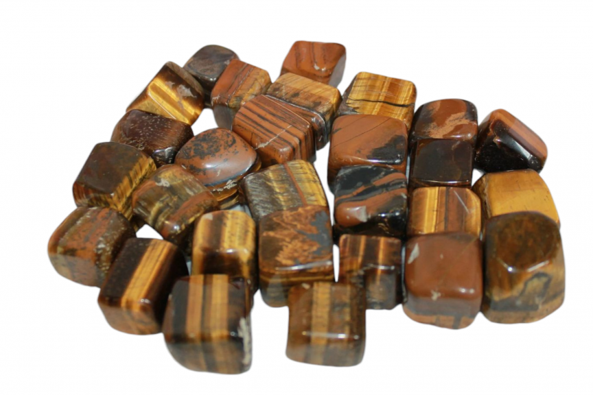 Tiger Eye Tumbled Stones