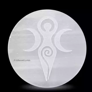 Selenite Crystal Charging Plate