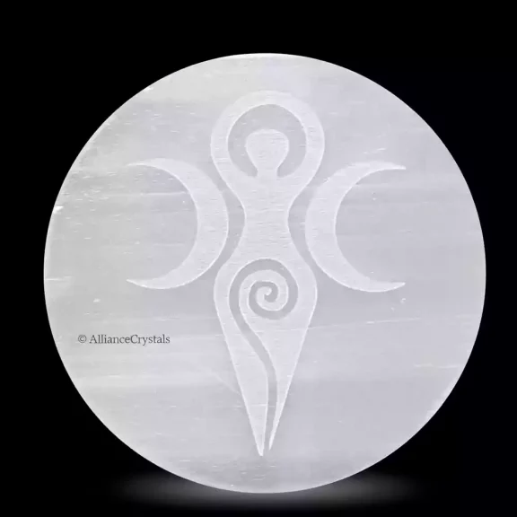 Selenite Crystal Charging Plate