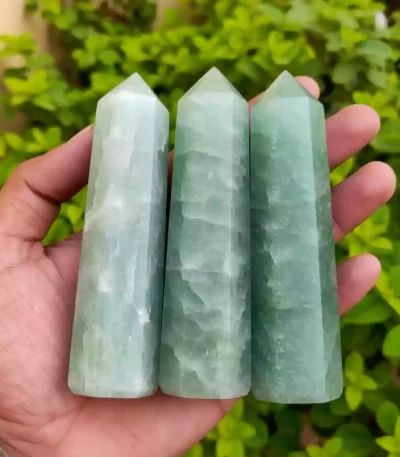Green Aventurine Tower Obelisk