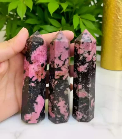 Rhodonite Tower Obelisk