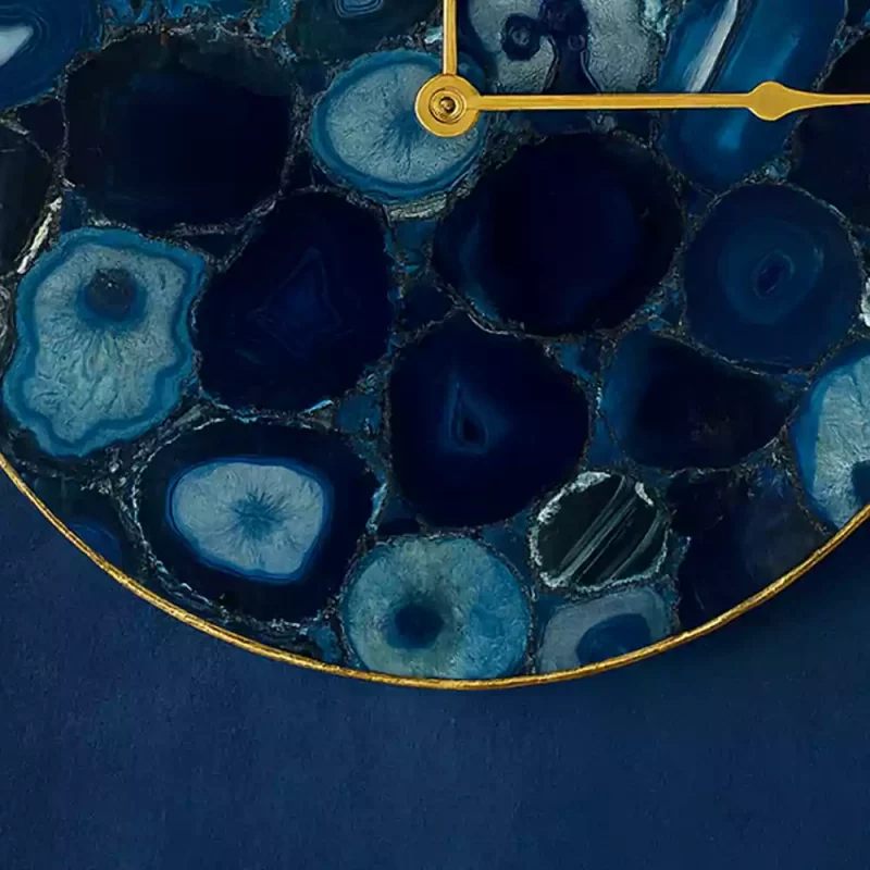 Blue Agate Clock 3