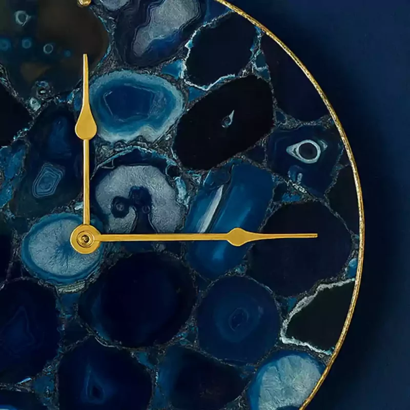 Blue Agate Clock1